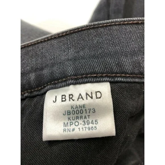 J Brand Men's Black Denim Kane Straight Slim Fit Jeans In Kurrat Size 28 - Picture 5 of 12